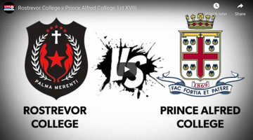 Rostrevor College 1st XVIII Live Stream vs PAC
